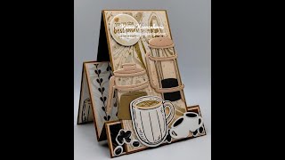 Stampin Up Latte Love Fun Fold Video Tutorial [upl. by Ettener281]