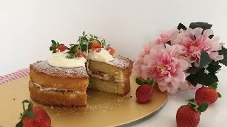 How to Make a Classic Victoria Sponge Recipe Video [upl. by Elyag]