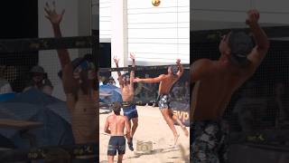 Rally of the day 🔥🔥🔥 volleyball beachvolleyball volleyballworld volleyballmatch [upl. by Us354]