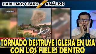 TORNADO DESTRUYE IGLESIA EN USA CON LOS FIELES DENTRO [upl. by Roseann242]