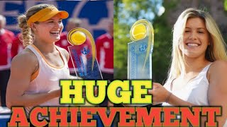 Eugenie Bouchard Celebrates With Breathtakingly Shots Of Wimbledon Final 10th Anniversary [upl. by Nomla478]