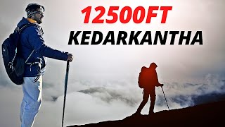 22km KEDARKANTHA TREK in UTTARAKHAND  Kedarkantha trek latest video  Kedarkantha trek in December [upl. by Imailiv]