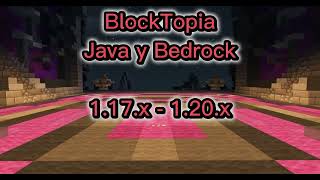 Nuevo servidor de Minecraft  BLOCKTOPIA  120  Java  Bedrock [upl. by Neo]