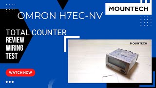 OMRON Counter H7EC NV Review Wiring Test [upl. by Gino]