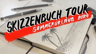 SkizzenbuchTour Sommerurlaub 2024  In 10 Tagen ein Skizzenbuch gefüllt [upl. by Llenrev218]