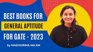 Best Books for General Aptitude for GATE 2024  Madhurima Maam  Exergic Aptitude [upl. by Biegel]