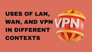 How LAN WAN and VPN Are Used in Different Contexts [upl. by Fischer]