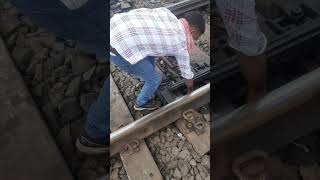 Point Cross checkingviral railover railway youtubeshorts locomotive train viralvideo [upl. by Hesoj]