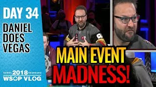 Main Event Day 1 MADNESS  2018 WSOP VLOG Day 34 [upl. by Pollux]