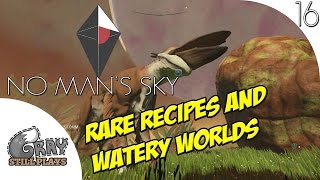 No Mans Sky PC  Finding More Rare Item Recipes More Watery Planets  Ep 16  Gameplay Lets Play [upl. by Ogg]