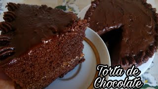 Torta HÚMEDA de chocolate  Fácil y rápido [upl. by Lattimer]