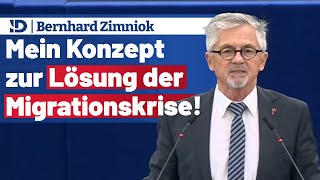 Mein Konzept zur Lösung der Migrationskrise  Bernhard Zimniok [upl. by Yirinec]