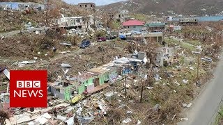 Hurricane Irma wreaks havoc in British Virgin Islands  BBC News [upl. by Burg392]