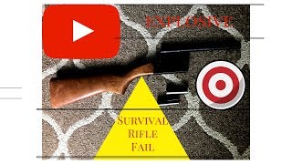 Homemade Survival Rifle Failure [upl. by Sergent]