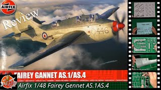 Airfix 148 Fairey Gannet AS1 AS4 Review [upl. by Ynnot]