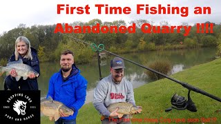 First Time Fishing an Abandoned Quarry  Carp  Quarry  ReWilded [upl. by Bluma]