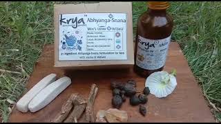 Who can use the Krya Mens Intense Abhyanga system  Info  Krya [upl. by Eyaf794]