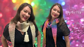 How to Crochet A Stunning Shawl With Just One Ball Of Yarn [upl. by Ceevah365]