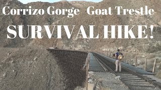 Carrizo Gorge  Goat Canyon Trestle Hike w Dylan 71017 [upl. by Bicknell570]