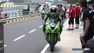 Phillip Island WorldSSP Race – Krummenacher’s Celebration [upl. by Warrin440]