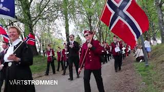 17 mai på Strømmen 2023 Sagdalen skole Strømmen og Skjetten skolekorps Sentrumkirken Brass mm [upl. by Einnaej301]