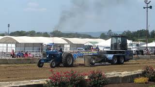 7500 LB tractor pull farm stock  Shenandoah County Fair grounds VA 2024 [upl. by Pentheas]