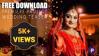 wedding teaser project free download premiere pro  Episode10 [upl. by Ailahs]