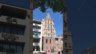 On a Sunlit Day The Enchanting Bells of Cologne’s Old Town Hall Serenade Alter Markt travel [upl. by Burleigh]