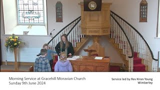 Morning Service at Gracehill Moravian Church on Sunday 9th June 2024 [upl. by Hippel]