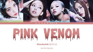 BLACKPINK 블랙핑크  Pink Venom Color Coded Lyrics [upl. by Gardner13]