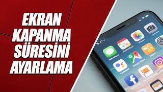 EKRAN KAPANMA SÜRESİNİ AYARLAMA ANDROİD TELEFON [upl. by Elleynad]