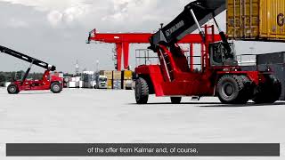 Kalmar Super Gloria Reachstacker Intermodal at ÖBB [upl. by Hamlet]