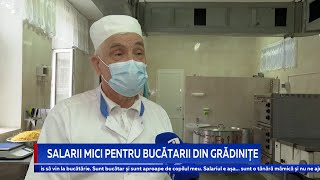 Salarii mici pentru bucătarii din grădinițe [upl. by Madriene]