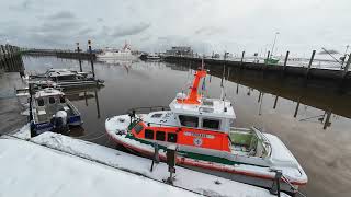 Neuharlingersiel in Ostfriesland im Winter mit Schnee  Travel 2023 [upl. by Aniral]