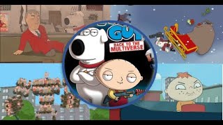 Family Guy Back to the Multiverse  All Boss Fights No Damage [upl. by Ylremik]