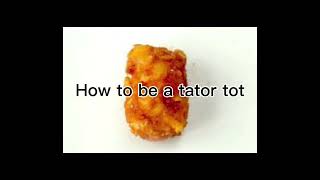 How to become a tator tot [upl. by Oralee706]