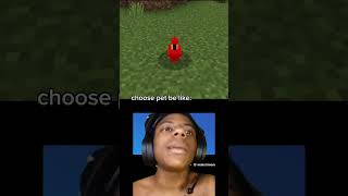 He is pet in Minecraft right minecraft [upl. by Nhguavad]