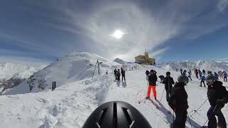 Sauze dOulx 1132024 Second ski day [upl. by Castor]