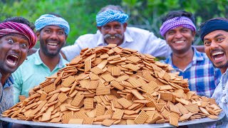 BISCUITS HALWA  Delicious Biscuit Recipe Cooking in Village  Sweet Halwa Recipe using Biscuits [upl. by Derby307]