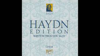 Haydn Edition  Joseph Haydn Baryton Trios Nos 4652 [upl. by Adi815]