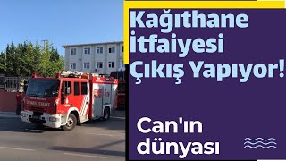 İstanbul Kağıthane İtfaiyesi çıkış yapıyor Can heyecanla izliyor [upl. by Johnny]