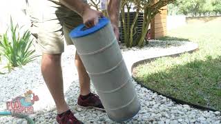 Pool Cartridge Filter Cleaning  Pool Troopers [upl. by Arrio]