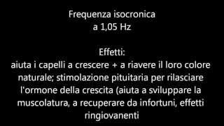 105 Hz isocronico  Crescita e colore capelli [upl. by Eilyk]