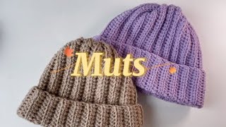 Gotenburg muts  Snelle muts haken  Crochet beanie  Leren haken met Haakspot [upl. by Ellekim369]