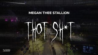 megan thee stallion  thot sht  slowed  reverb  lyrics [upl. by Sillsby]