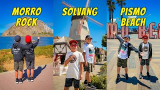 A PERFECT Mini California Coast Ride 🪨🌊🇩🇰 Morro Rock Pismo Beach Solvang  VLOG 51 [upl. by Lledualc]