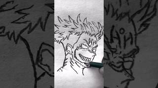 Jujutsu Kaisu🤫……drawing sketch anime jujutsukaisen [upl. by Sivel]