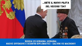 RUSSIA VS UCRAINA Ucraina nuove offensive e scontri diplomatici  Salvini vs Macron [upl. by Hortensa]