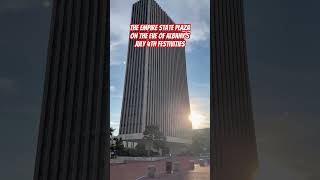 The Empire State Plaza in downtown Albany the night before all the July 4th festivities [upl. by Bouley]