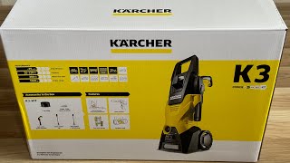 Kärcher K3 Pressure Washer unboxing [upl. by Aiello441]